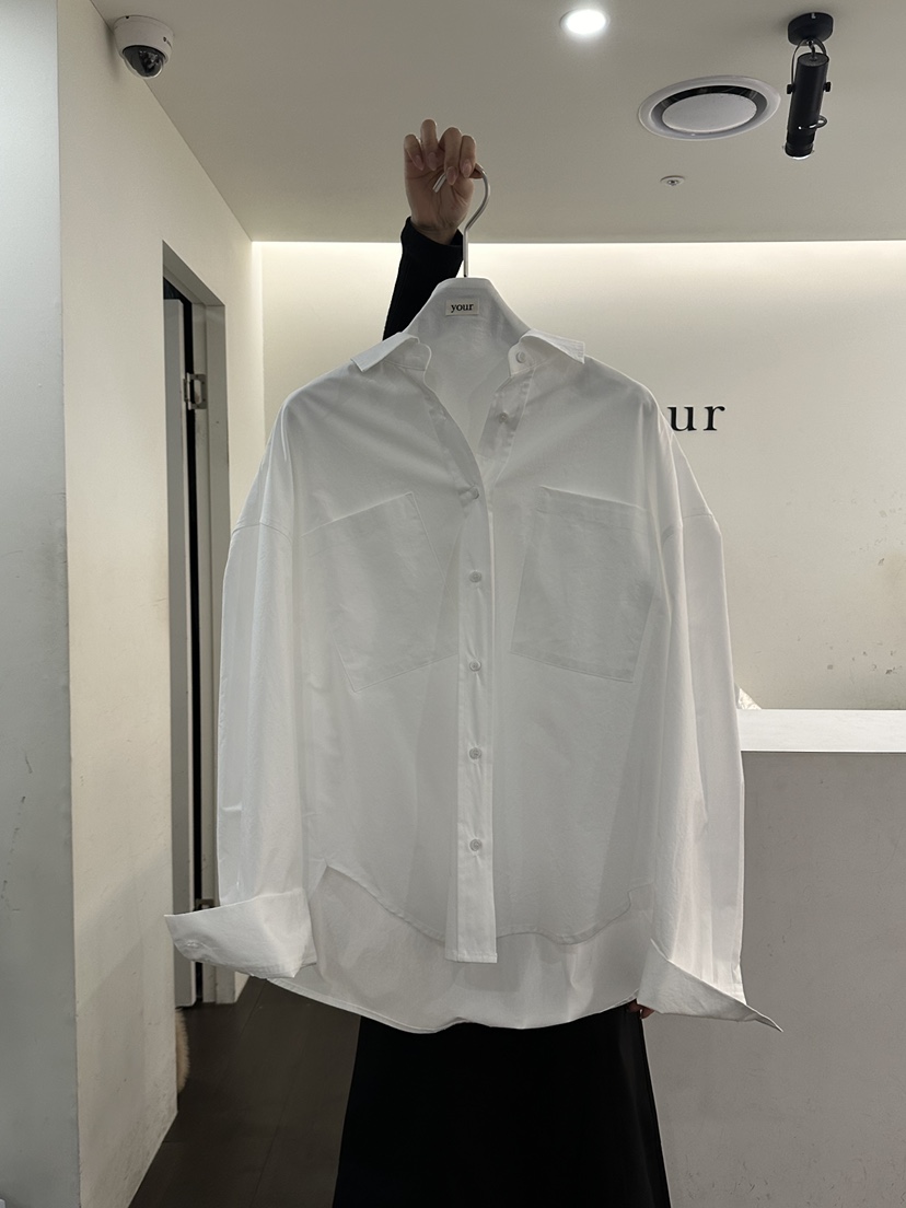 YOUR-P韓國東大門直郵女裝新品職業熱賣推薦襯衫蕾絲衫口袋YOUR-P襯衫/蕾絲衫圖色1