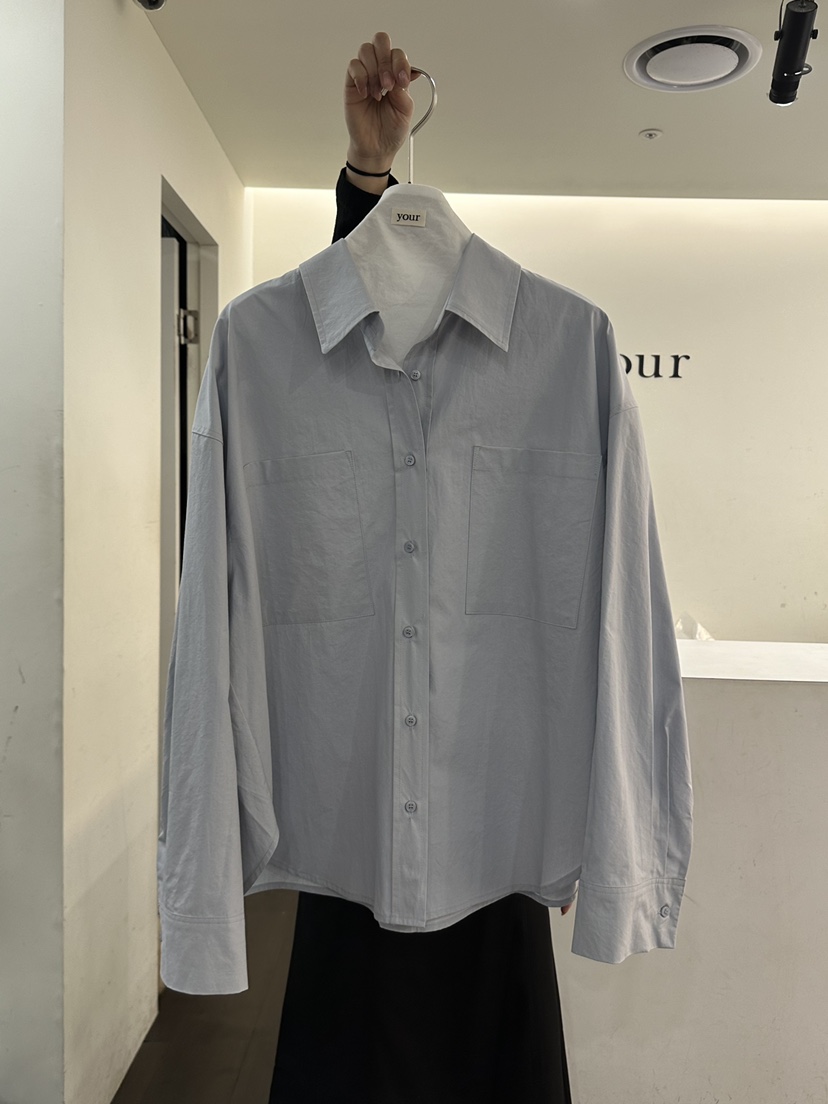 YOUR-P韓國東大門直郵女裝新品職業熱賣推薦襯衫蕾絲衫口袋YOUR-P襯衫/蕾絲衫圖色4