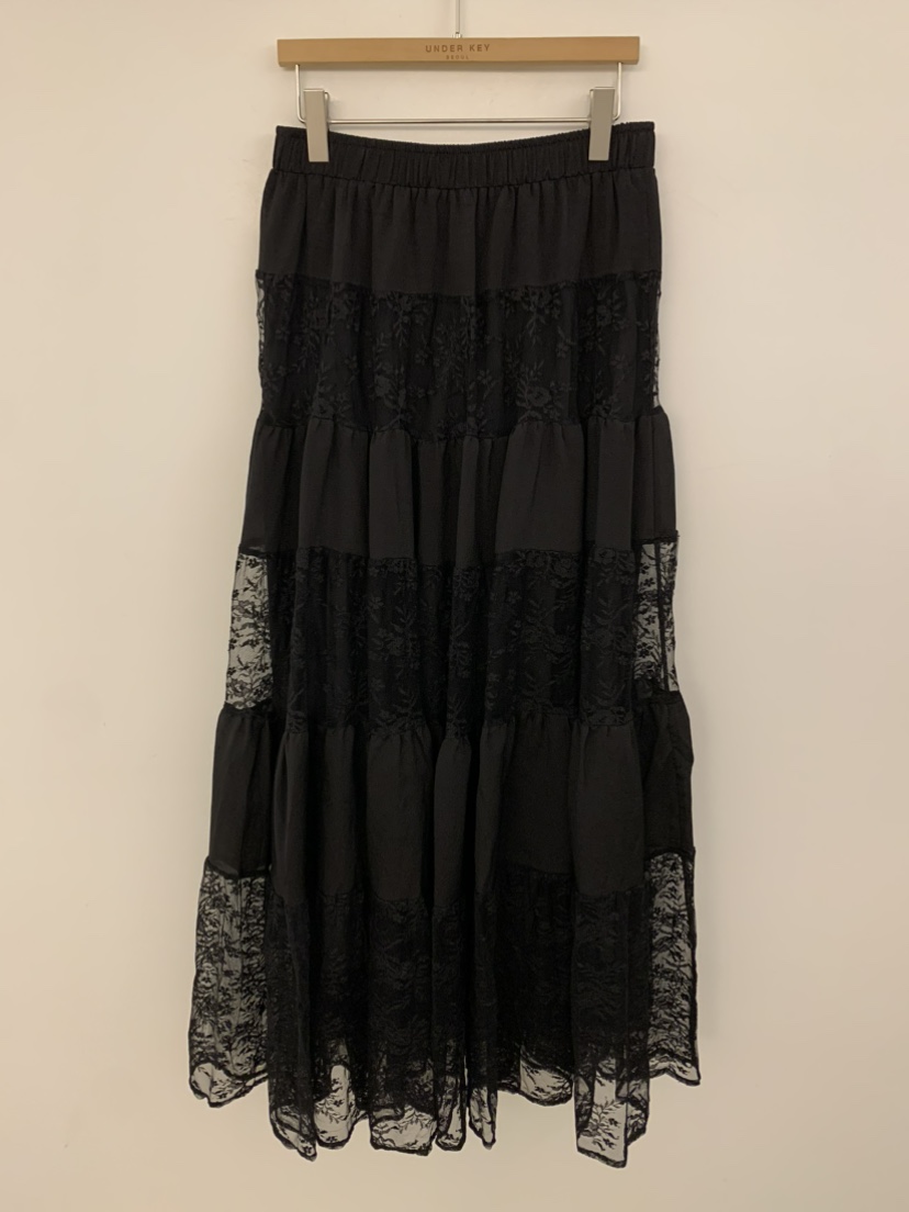 UNDER KEY韓國代購女士新款時尚職業熱賣推薦人氣休閑長裙UNDER KEY長裙圖色2