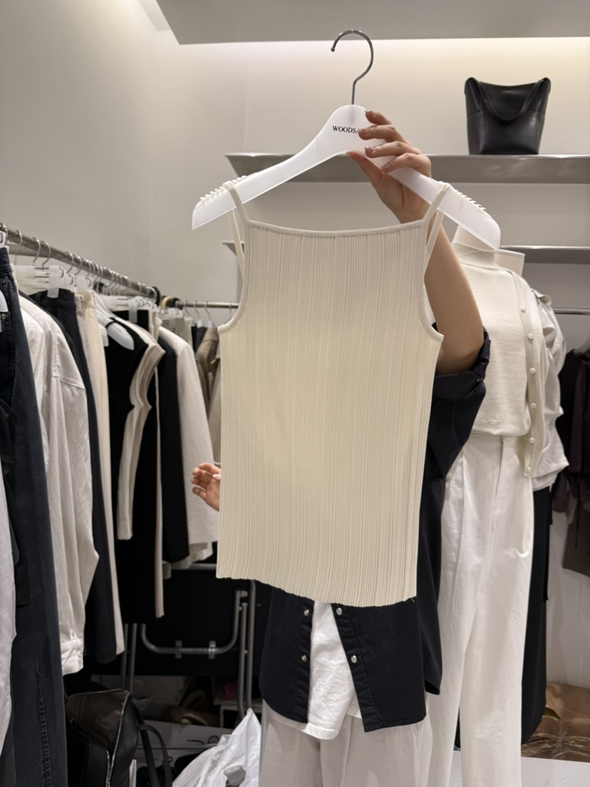 WOOD SAGE韓國直郵女士新品26春夏休閑推薦人氣吊帶背心WOOD SAGE吊帶/背心圖色1
