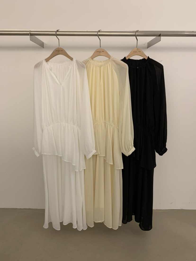 UNDER KEY韓國直郵實拍女士新品職業人氣時尚26春夏連衣裙UNDER KEY連衣裙