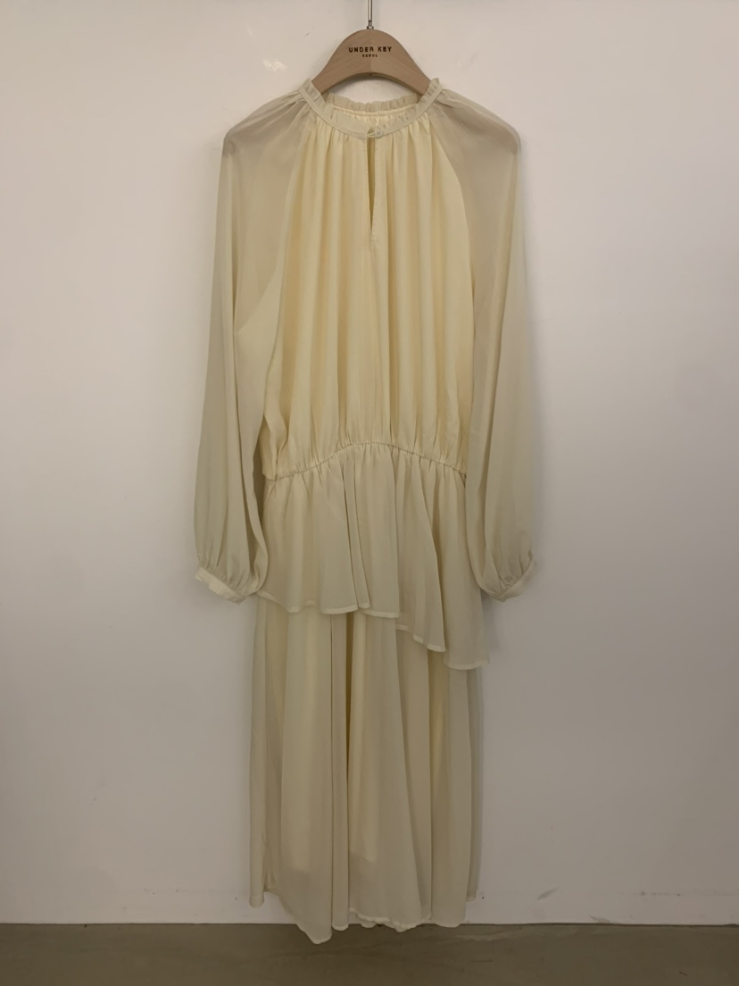 UNDER KEY韓國直郵實拍女士新品職業人氣時尚26春夏連衣裙UNDER KEY連衣裙圖色1