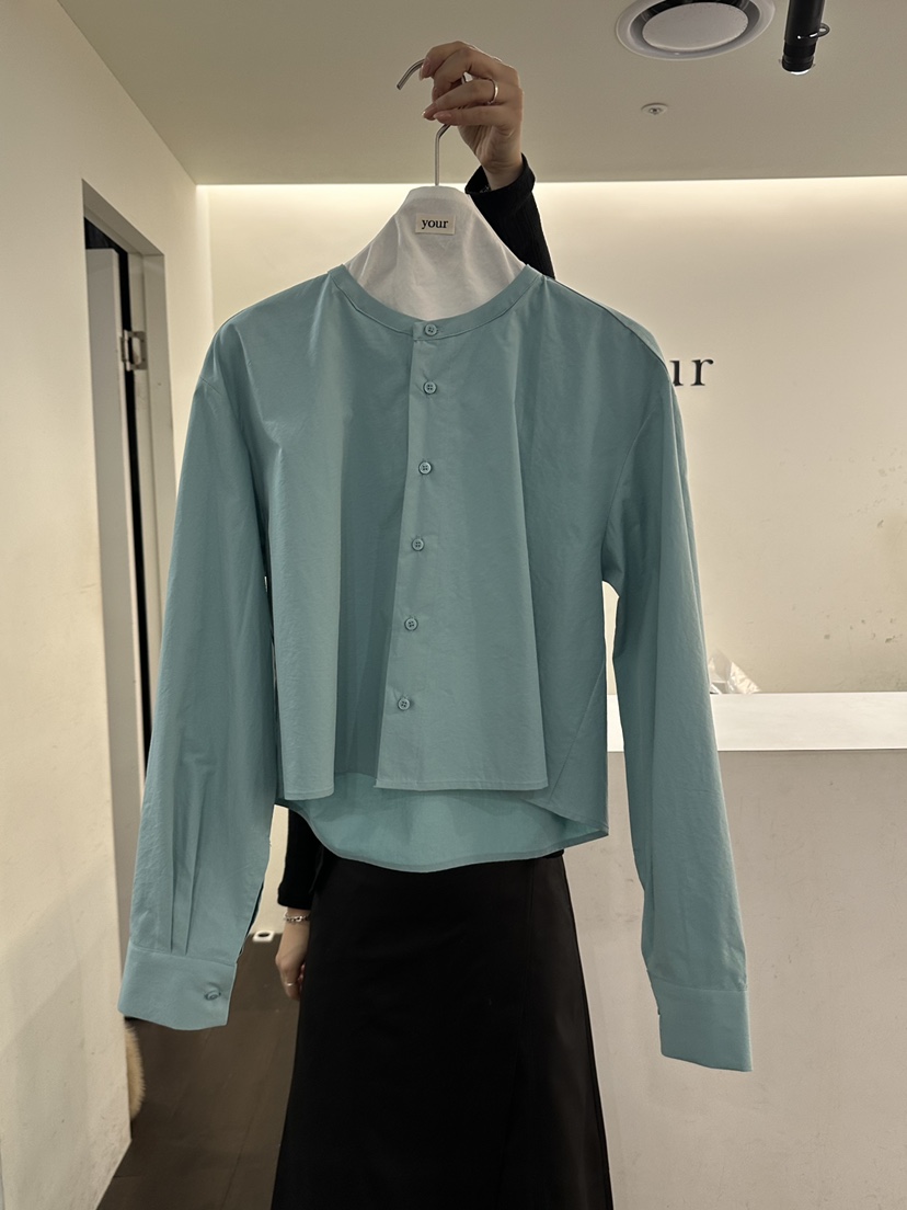 YOUR-P韓國直郵實拍女士新品人氣熱賣推薦26春夏襯衫蕾絲衫YOUR-P襯衫/蕾絲衫圖色4