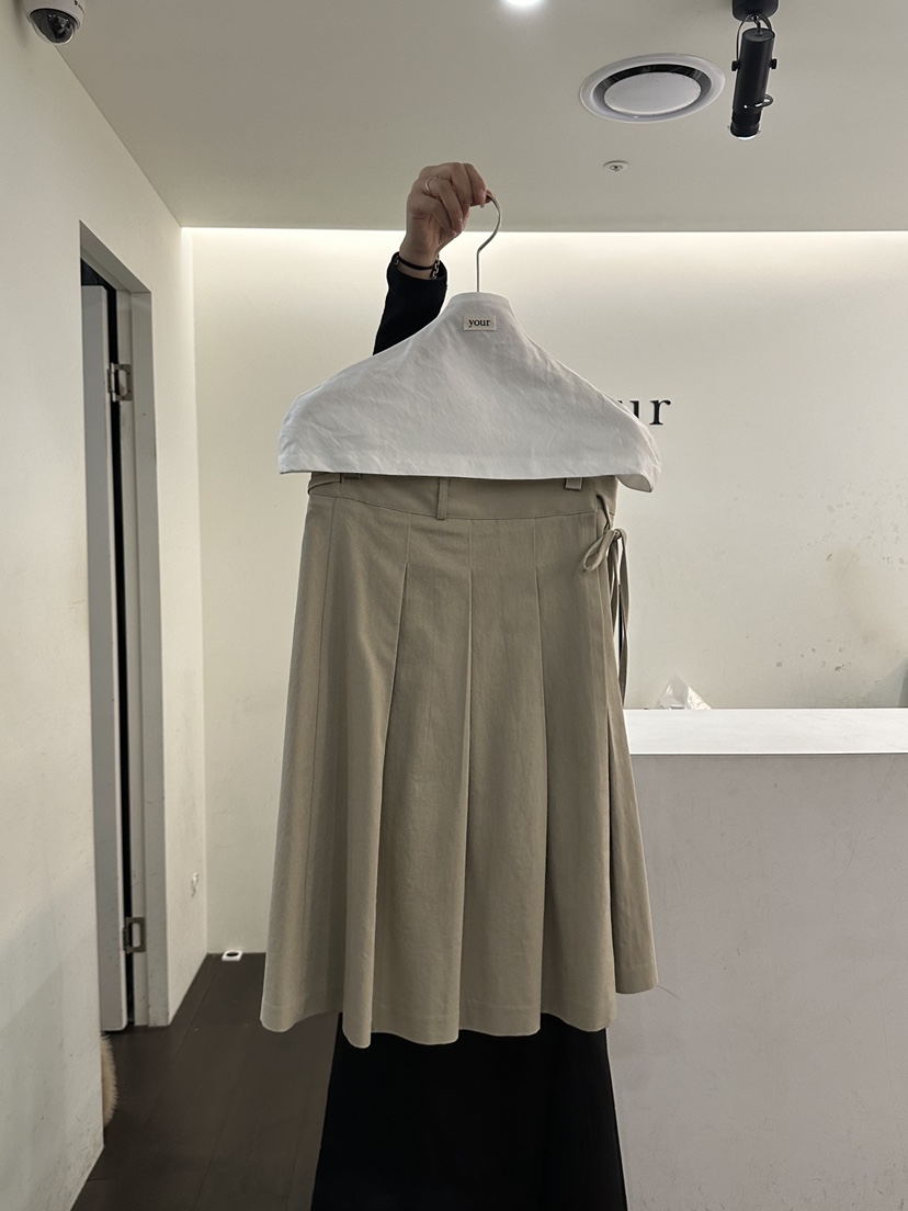 YOUR-P韓國代購女裝新品人氣時尚休閑職業推薦半身裙中短裙YOUR-P半身裙/中短裙圖色2米色