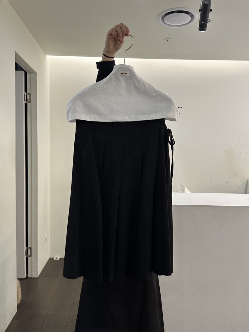 YOUR-P韓國代購女裝新品人氣時尚休閑職業推薦半身裙中短裙YOUR-P半身裙/中短裙圖色4黑色