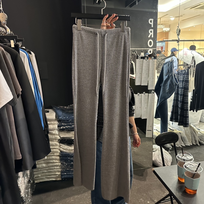 ELF-L韓國直郵女士新品熱賣休閑人氣26春夏職業休閑褲喇叭PROJECT ELF/ELF-L休閑褲圖色1