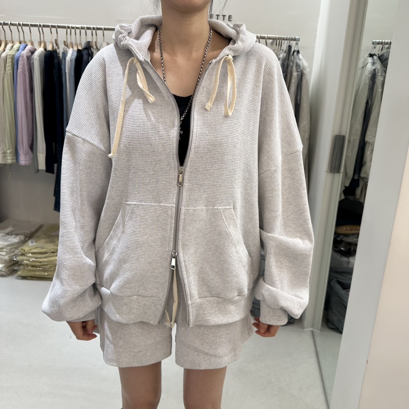 BAGUETTE-P韓國直郵女士新款推薦26春夏人氣夾克連帽拉鏈衫BAGUETTE-P夾克圖色3