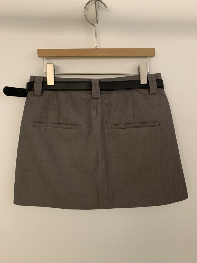 UNDER KEY韓國代購女裝新品熱賣時尚職業休閑裙褲含腰帶UNDER KEY裙褲