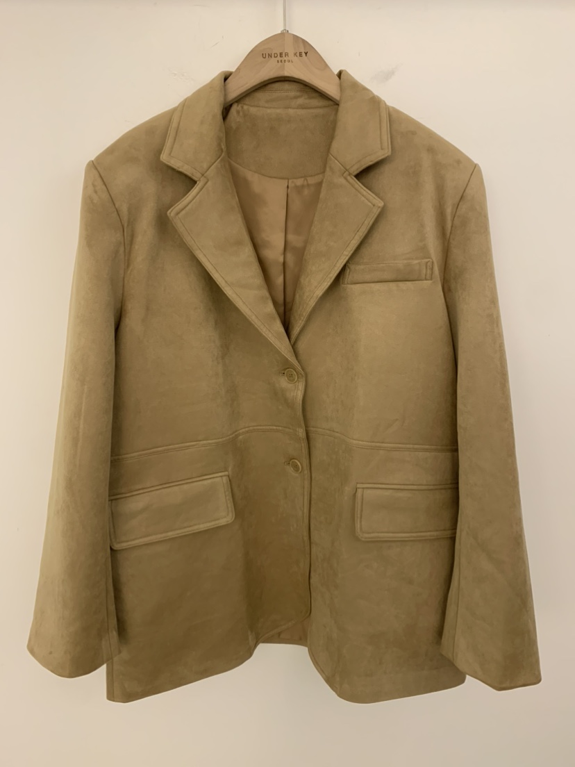 UNDER KEY韓國代購女裝新品熱賣休閑26春夏職業時尚夾克UNDER KEY夾克圖色1