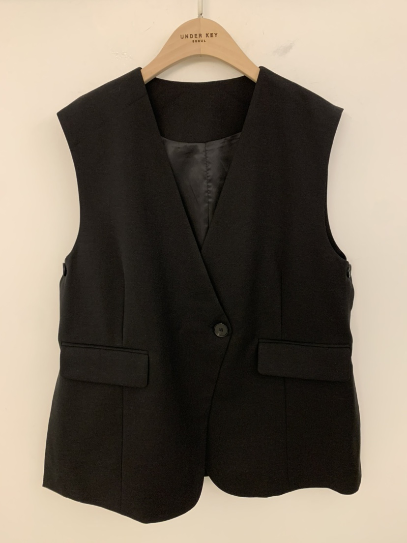 UNDER KEY韓國直郵女士新款時尚人氣26春夏熱賣職業馬甲UNDER KEY馬甲圖色2