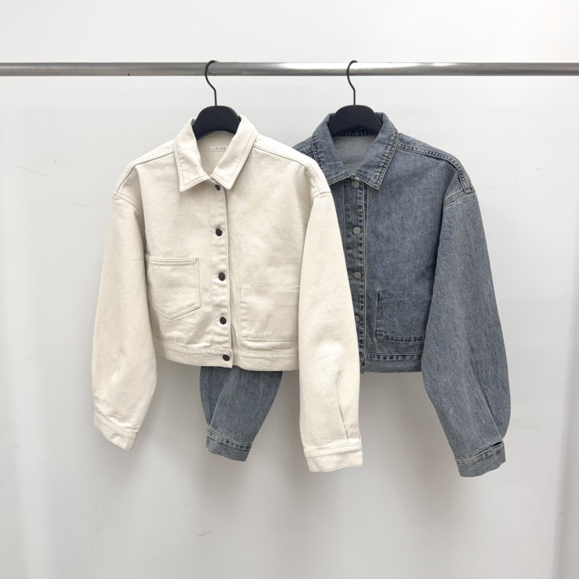 RIVER韓國東大門直郵女裝新款26春夏職業休閑熱賣夾克斜紋布WATER/RIVER夾克