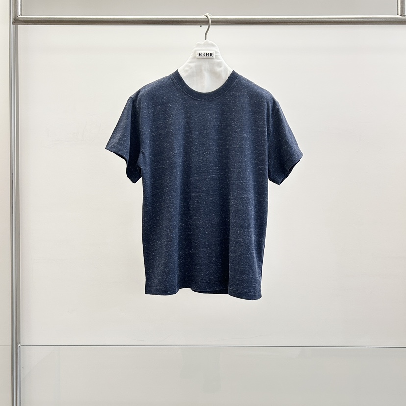HEHR韓國東大門代購女裝新品26春夏職業休閑時尚推薦人氣T恤hehr-AUTOMNET恤圖色3深藍色