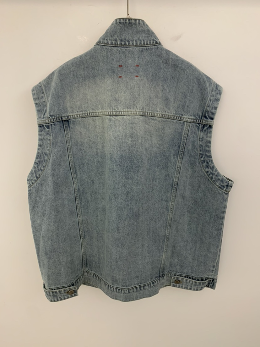 UNDER KEY韓國東大門直郵女士新款熱賣26春夏馬甲寬松牛仔UNDER KEY馬甲