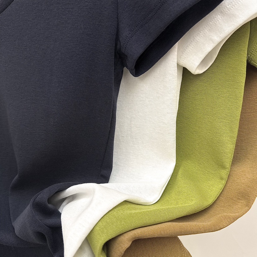 RIVER韓國東大門直郵女士新品26春夏熱賣休閑人氣T恤V領長款WATER/RIVERT恤