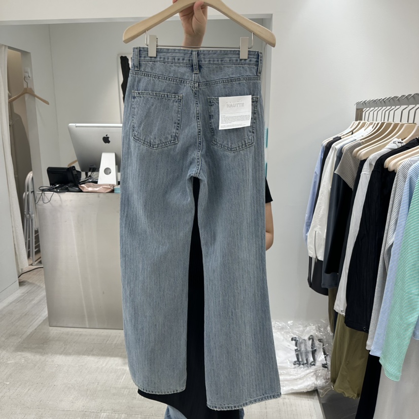 HAUTTE-P韓國直郵實拍女裝新款休閑職業推薦人氣26春夏牛仔褲HAUTTE牛仔褲