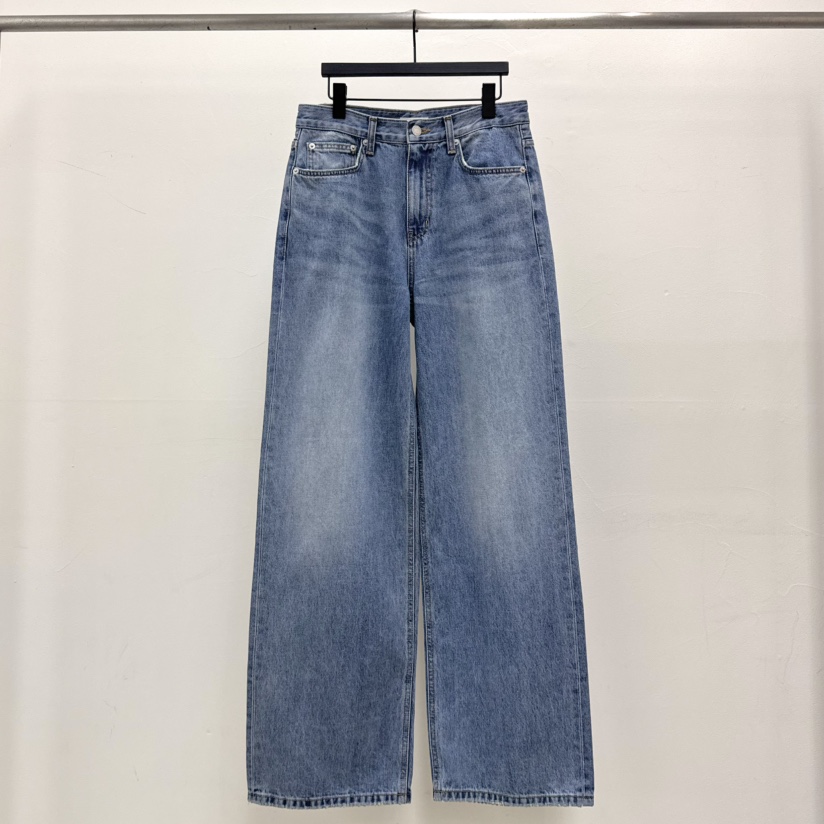 RIVER韓國東大門直郵女裝新品人氣休閑熱賣時尚26春夏牛仔褲WATER/RIVER牛仔褲圖色2深色