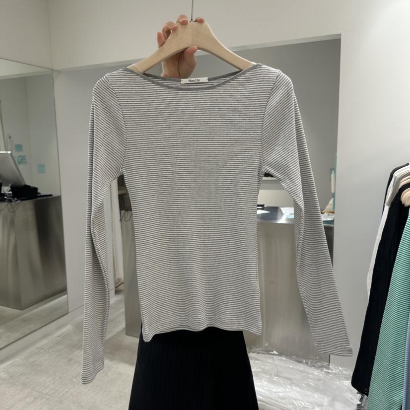 HAUTTE-P韓國直郵實拍女裝新品推薦職業26春夏時尚長袖T恤HAUTTE長袖T恤圖色3