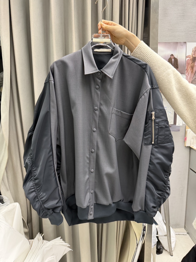 UOOV韓國直郵女士新款熱賣休閑推薦人氣職業時尚26春夏夾克UOOV夾克圖色1墨色