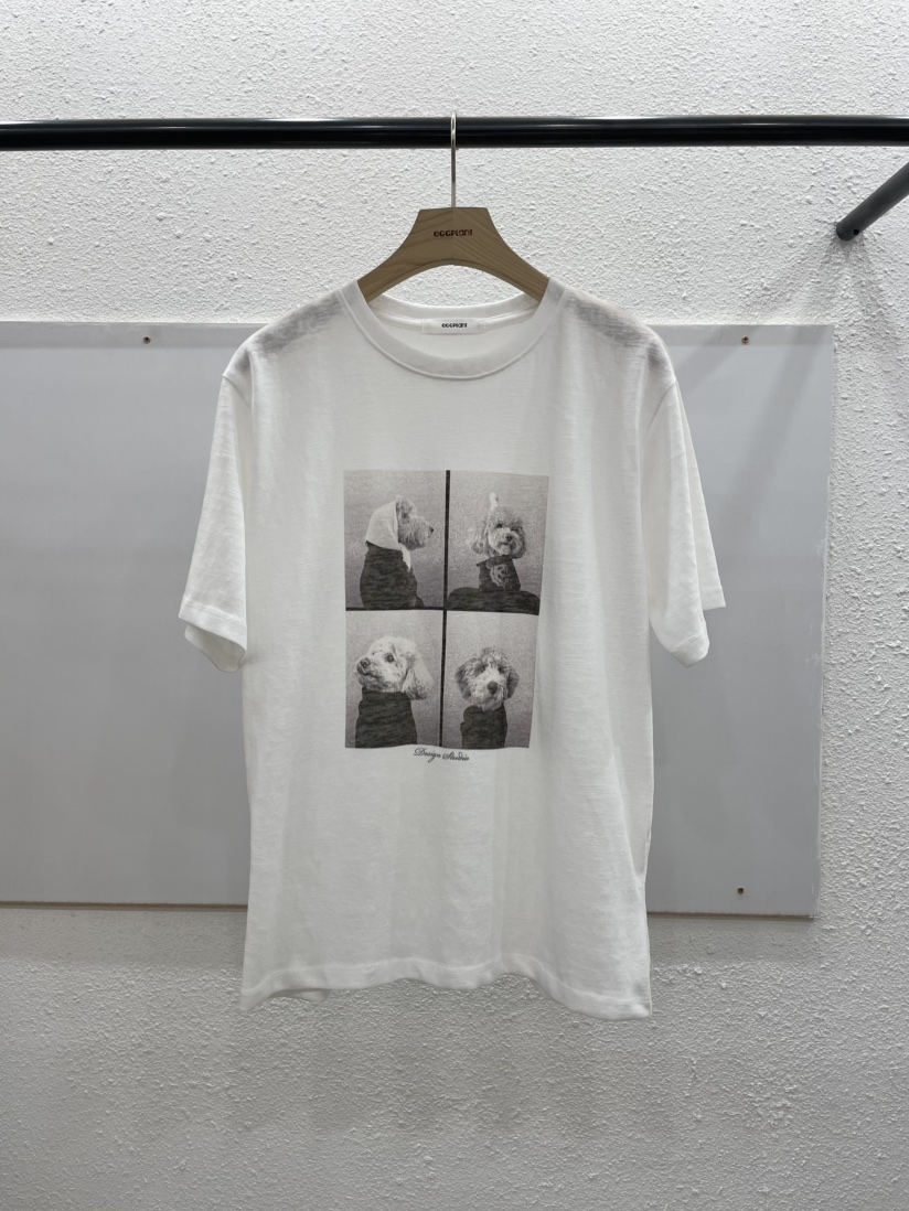 EGGPLANT韓國東大門直郵女士新款26春夏人氣推薦職業休閑T恤EGGPLANTT恤圖色1