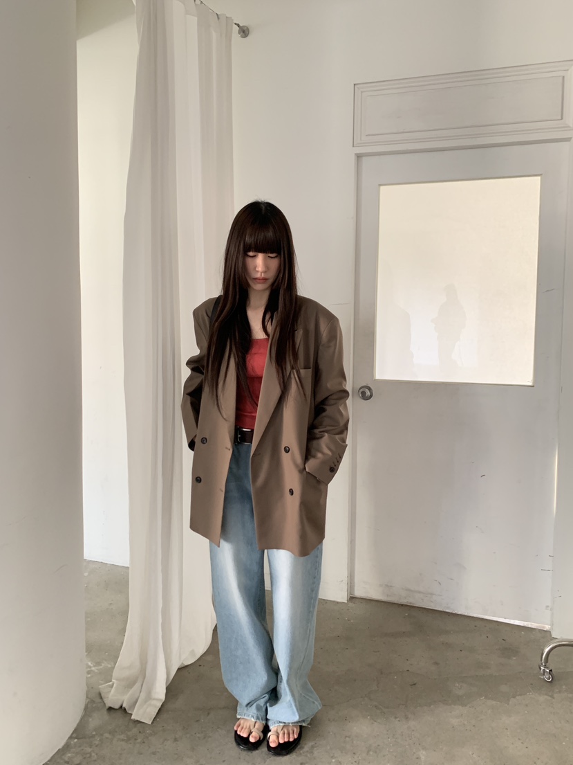 LOGARDEN韓國直郵女士新品職業人氣26春夏時尚熱賣夾克口袋LO GARDEN夾克