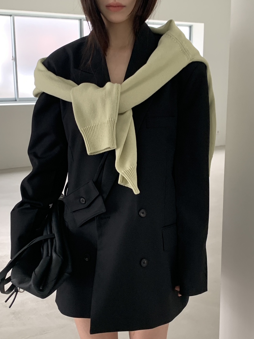 LOGARDEN韓國直郵女士新品職業人氣26春夏時尚熱賣夾克口袋LO GARDEN夾克