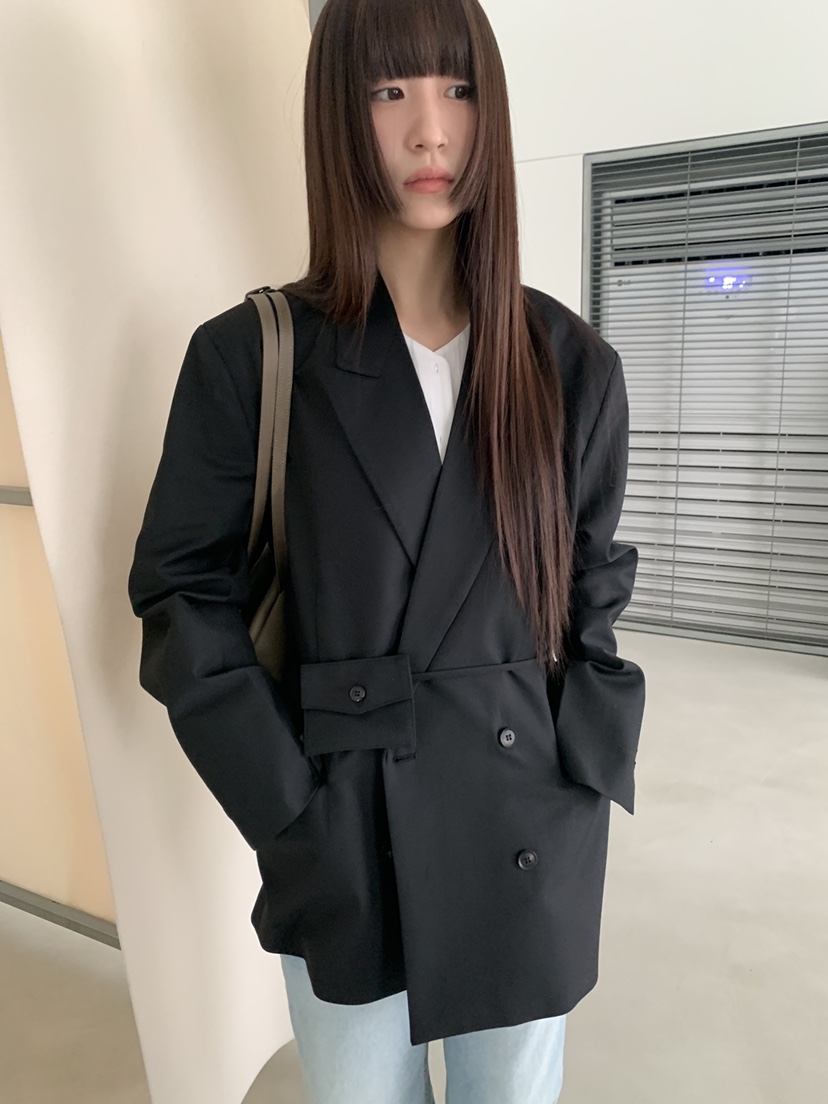 LOGARDEN韓國直郵女士新品職業人氣26春夏時尚熱賣夾克口袋LO GARDEN夾克