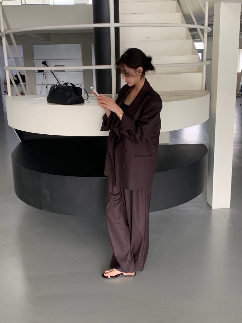 LOGARDEN韓國直郵女士新品職業人氣26春夏時尚熱賣夾克口袋LO GARDEN夾克