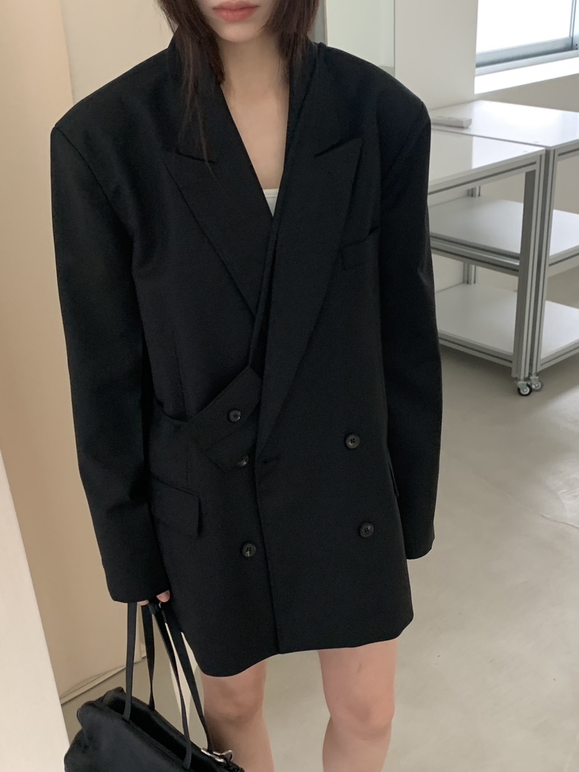 LOGARDEN韓國直郵女士新品職業人氣26春夏時尚熱賣夾克口袋LO GARDEN夾克圖色2