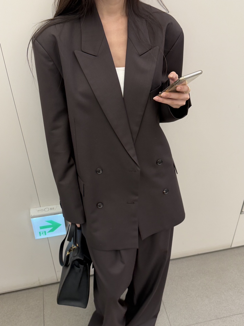 LOGARDEN韓國直郵女士新品職業人氣26春夏時尚熱賣夾克口袋LO GARDEN夾克圖色3