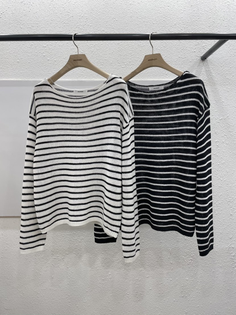 EGGPLANT韓國直郵女裝新品推薦休閑時尚針織衫單排扣船領EGGPLANT針織衫