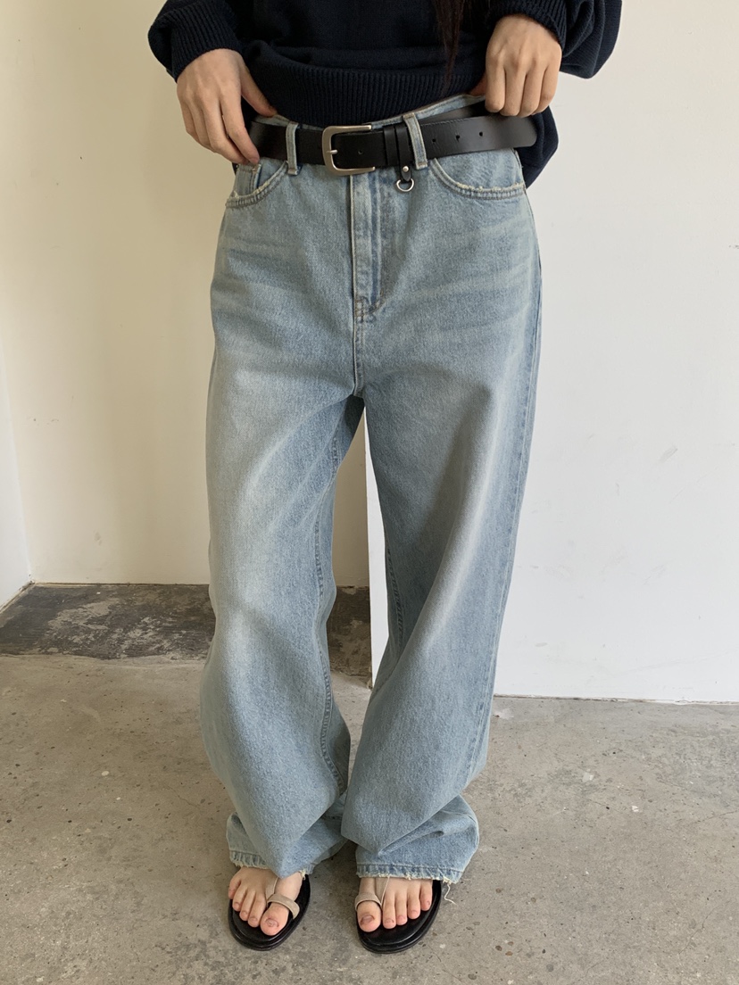 LOGARDEN韓國東大門直郵女裝新款時尚推薦職業26春夏牛仔褲LO GARDEN牛仔褲