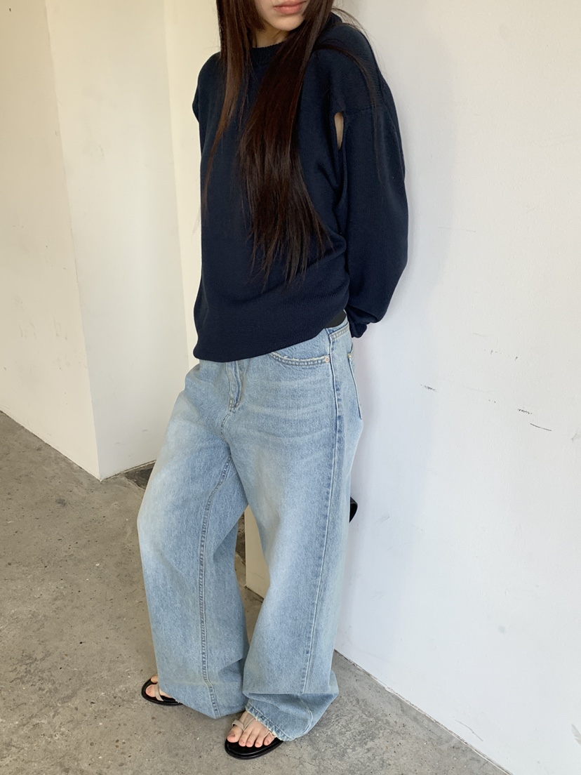 LOGARDEN韓國東大門直郵女裝新款時尚推薦職業26春夏牛仔褲LO GARDEN牛仔褲