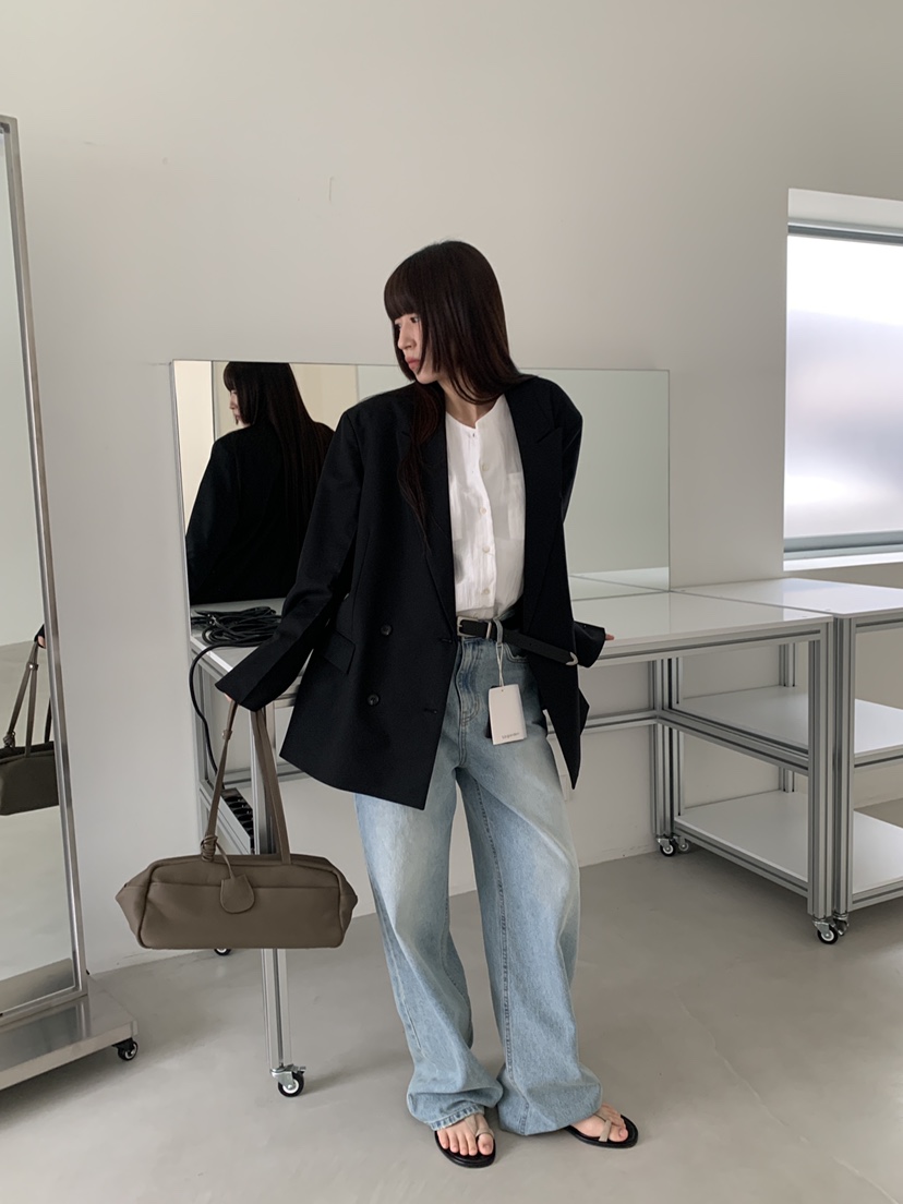 LOGARDEN韓國東大門直郵女裝新款時尚推薦職業26春夏牛仔褲LO GARDEN牛仔褲