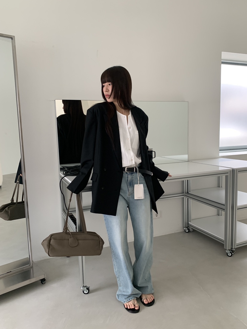 LOGARDEN韓國東大門直郵女裝新款時尚推薦職業26春夏牛仔褲LO GARDEN牛仔褲