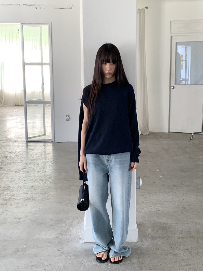 LOGARDEN韓國東大門直郵女裝新款時尚推薦職業26春夏牛仔褲LO GARDEN牛仔褲