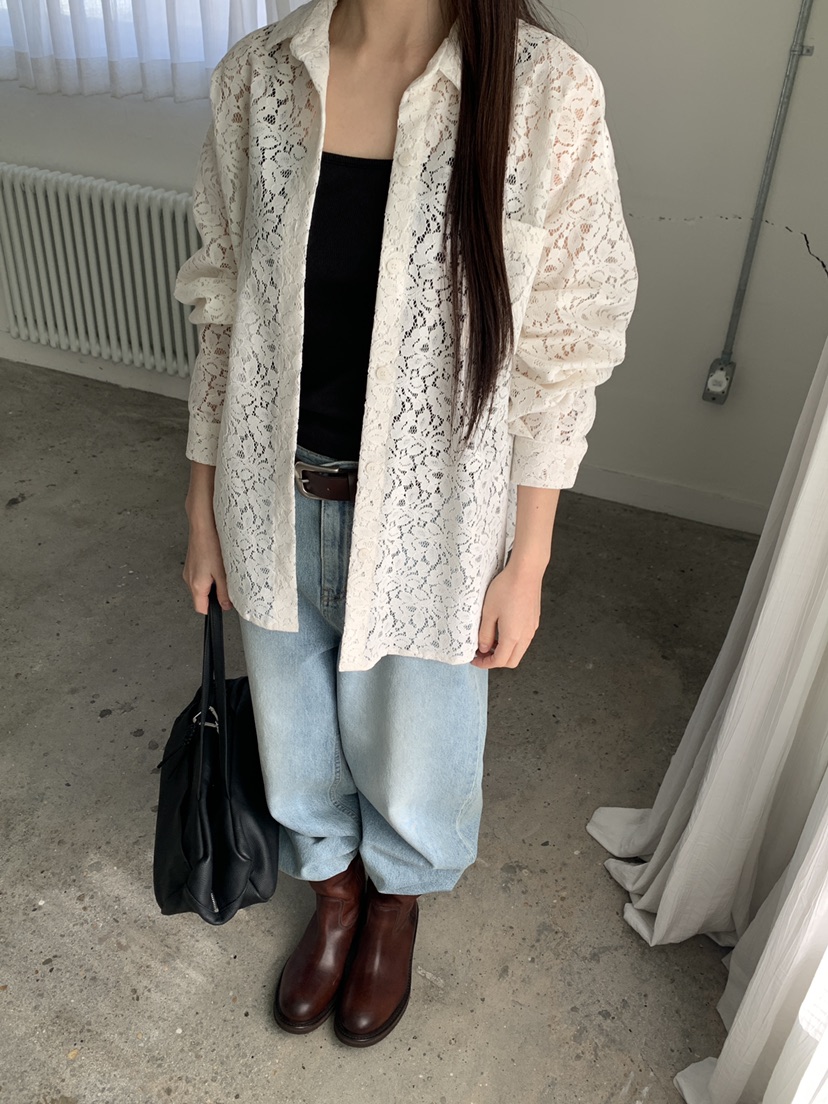 LOGARDEN韓國東大門直郵女裝新款時尚推薦職業26春夏牛仔褲LO GARDEN牛仔褲