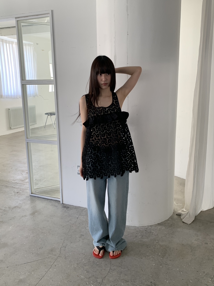 LOGARDEN韓國東大門直郵女裝新款時尚推薦職業26春夏牛仔褲LO GARDEN牛仔褲