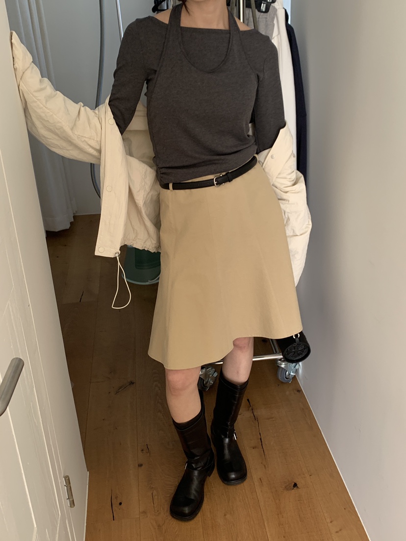 LOGARDEN韓國直郵實拍女士新款26春夏休閑熱賣長袖T恤假兩件LO GARDEN長袖T恤