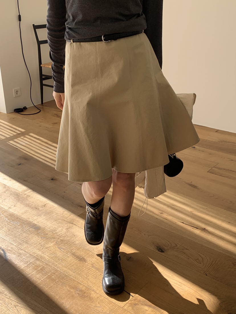 LOGARDEN韓國東大門代購女裝新品人氣半身裙中短裙不含腰帶LO GARDEN半身裙/中短裙圖色1