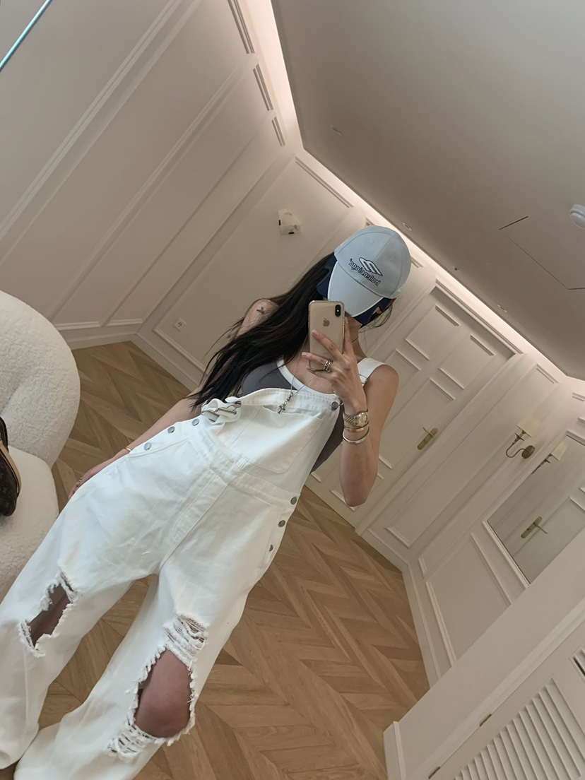 VIRKIN韓國代購女士新款推薦人氣職業26春夏休閑時尚背帶褲VIRKIN背帶褲