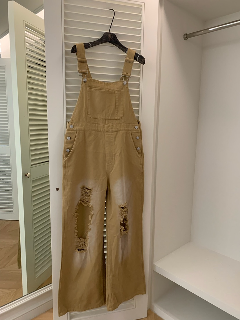 VIRKIN韓國代購女士新款推薦人氣職業26春夏休閑時尚背帶褲VIRKIN背帶褲圖色2