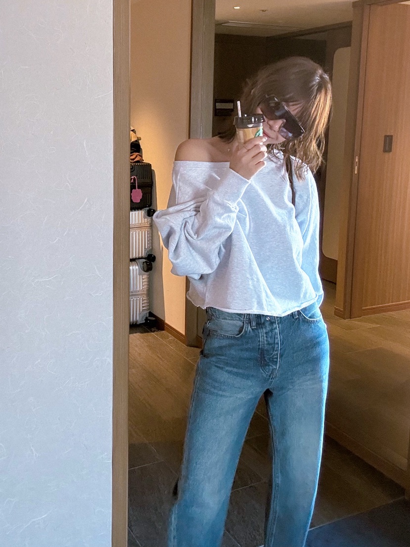 PARIS MATCH韓國東大門直郵女士新款推薦時尚休閑牛仔褲PARIS MATCH牛仔褲