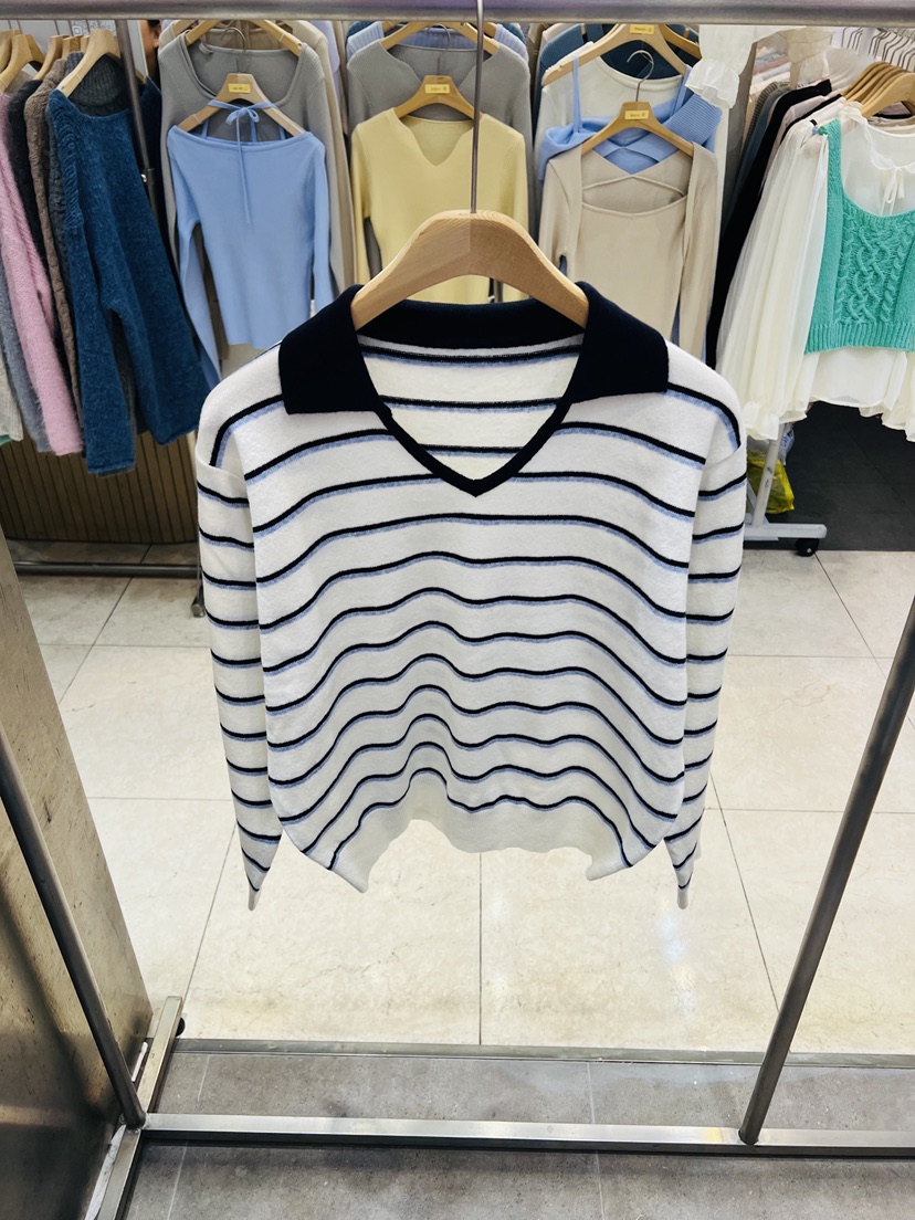 BLACK NOTE韓國直郵實拍女士新品熱賣職業休閑26春夏針織衫BLACK NOTE針織衫圖色1