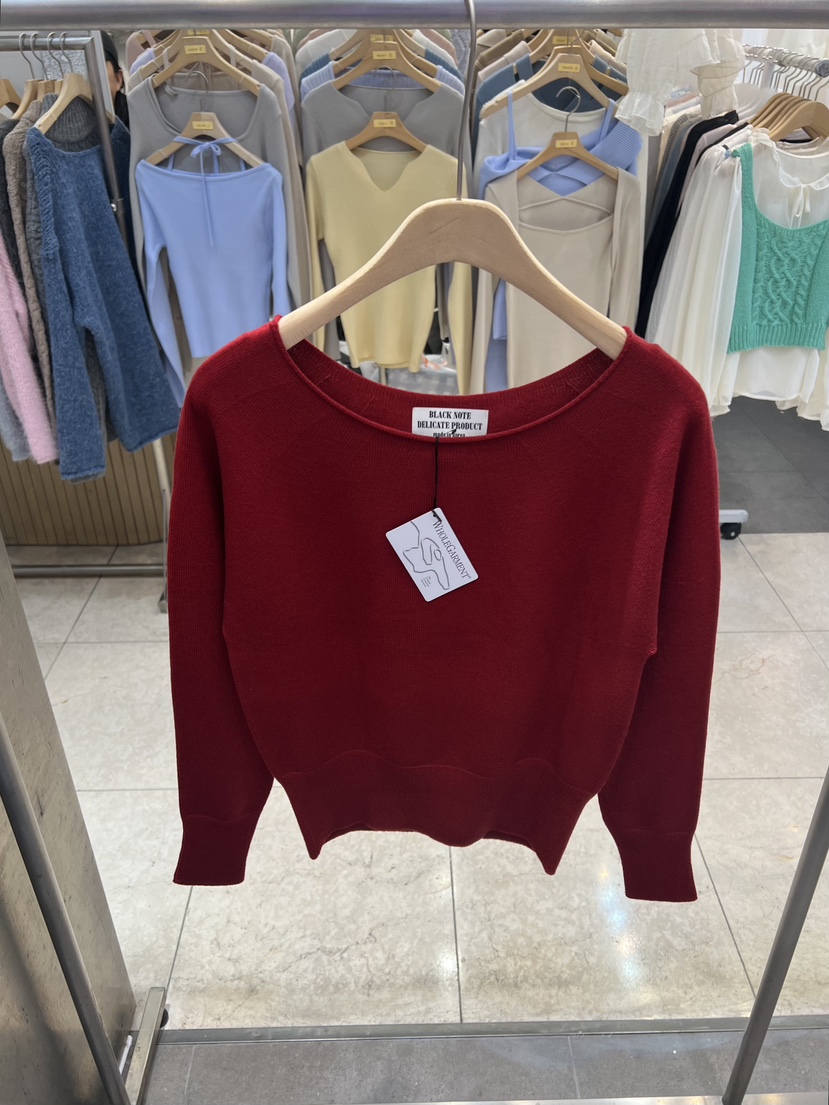 BLACK NOTE韓國代購女士新品時尚熱賣職業人氣休閑針織衫BLACK NOTE針織衫圖色2