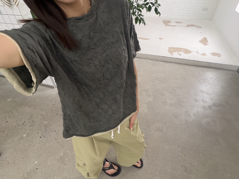 FRANC—L韓國東大門直郵女裝新款人氣職業26春夏休閑時尚T恤FRANCT恤