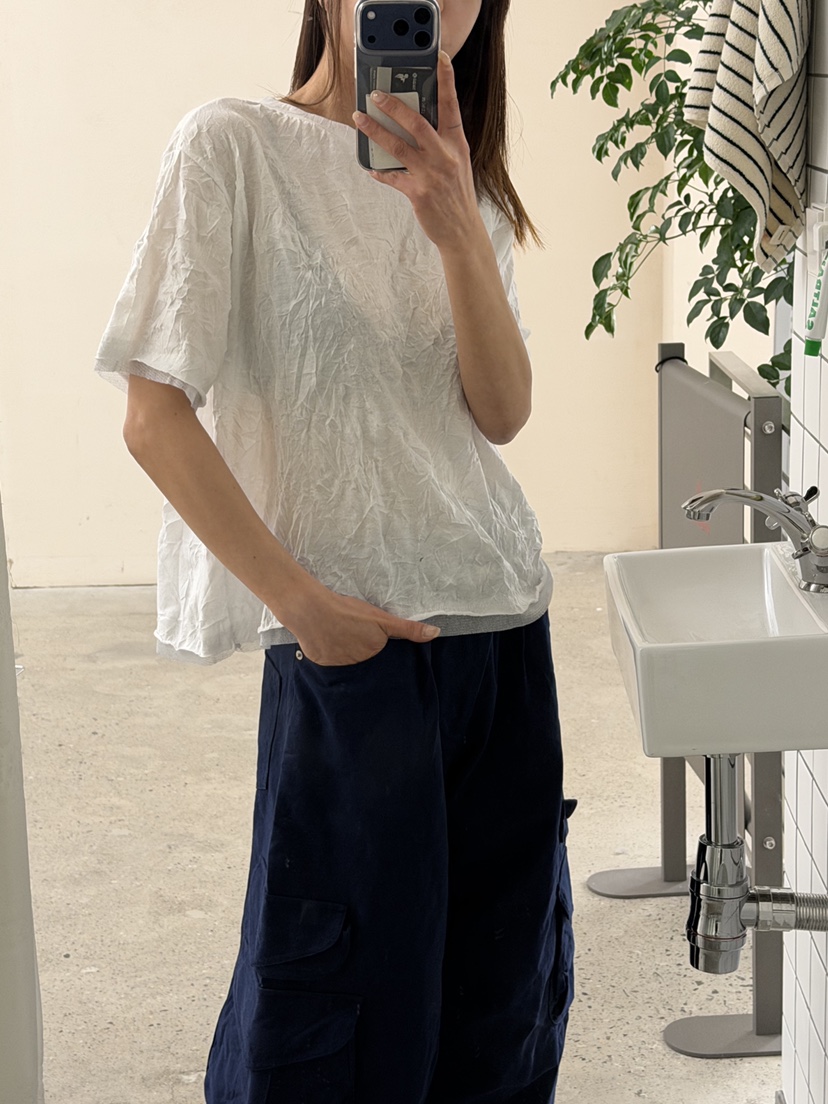 FRANC—L韓國東大門直郵女裝新款人氣職業26春夏休閑時尚T恤FRANCT恤