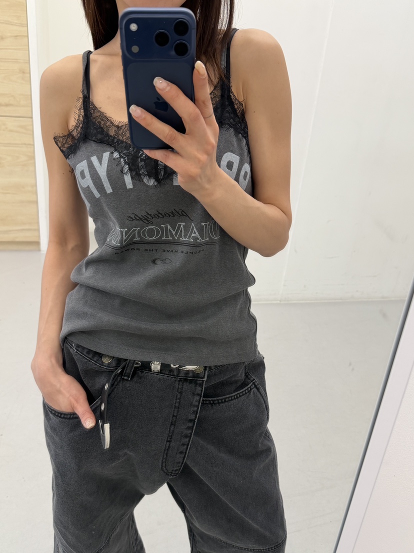 FRANC—L韓國東大門代購女裝新款人氣熱賣休閑26春夏吊帶背心FRANC吊帶/背心圖色2