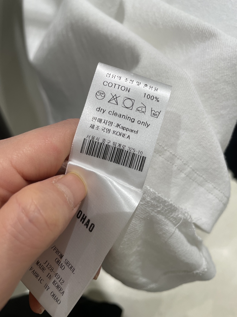 OHAO韓國直郵實拍女裝新品時尚職業熱賣人氣推薦26春夏T恤OHAO/HA MONGT恤