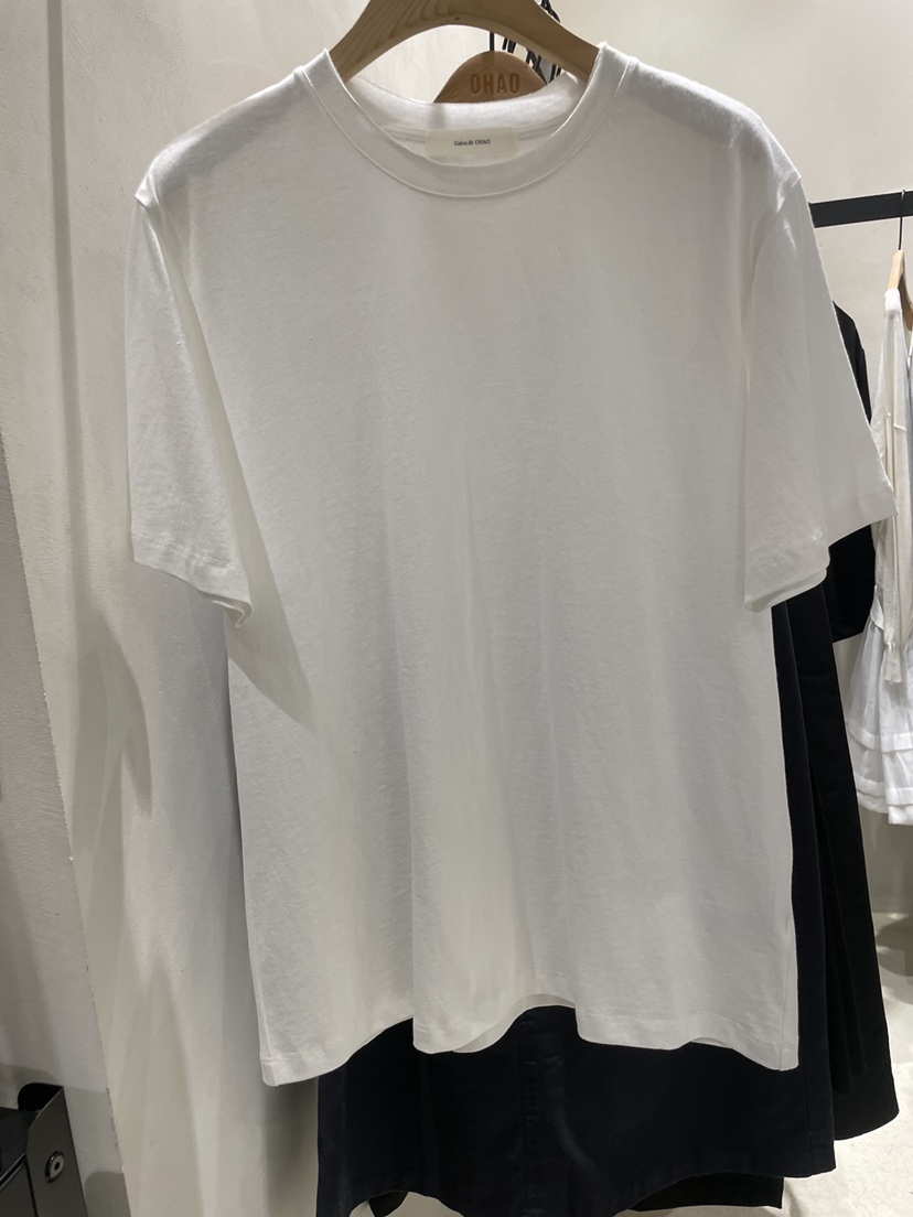 OHAO韓國直郵實拍女裝新品時尚職業熱賣人氣推薦26春夏T恤OHAO/HA MONGT恤圖色2