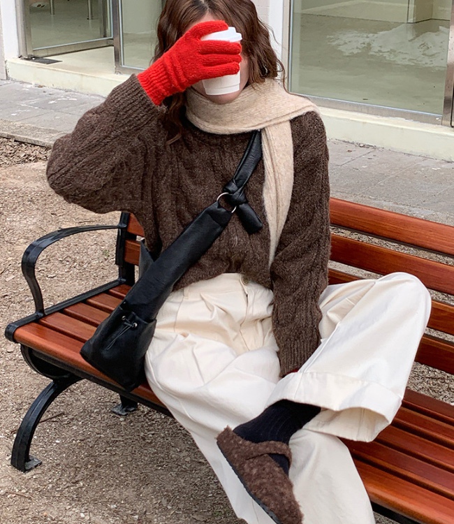 POSH BLUE韓國直郵女裝新款人氣26春夏單肩斜跨包兩個口袋POSH BLUE單肩/斜跨包